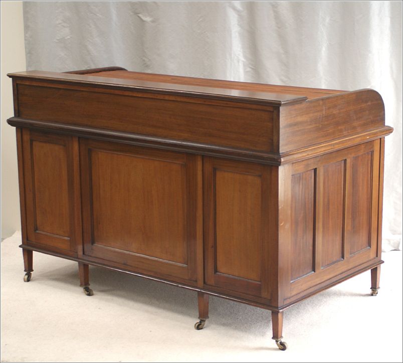 4011 Antique Walnut Roll Top Desk (8)